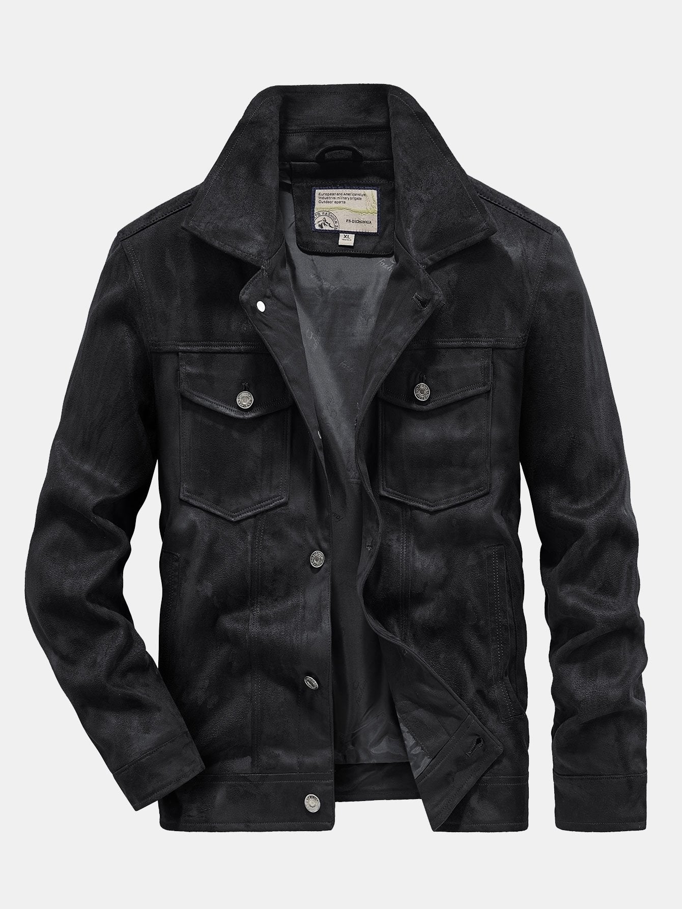 Faux Suede Jacket