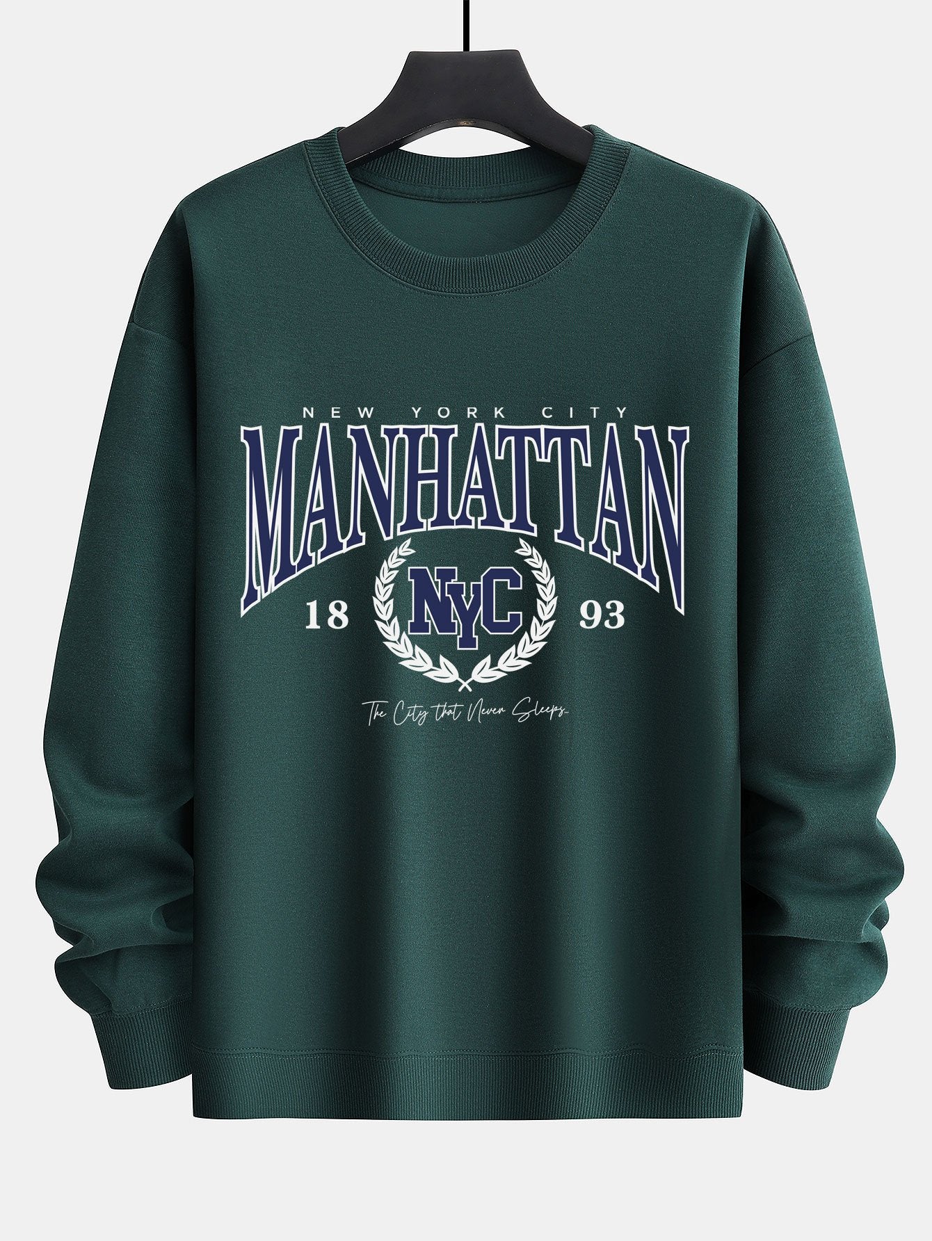 Manhattan Varsity Print Relax Fit Sweatshirt