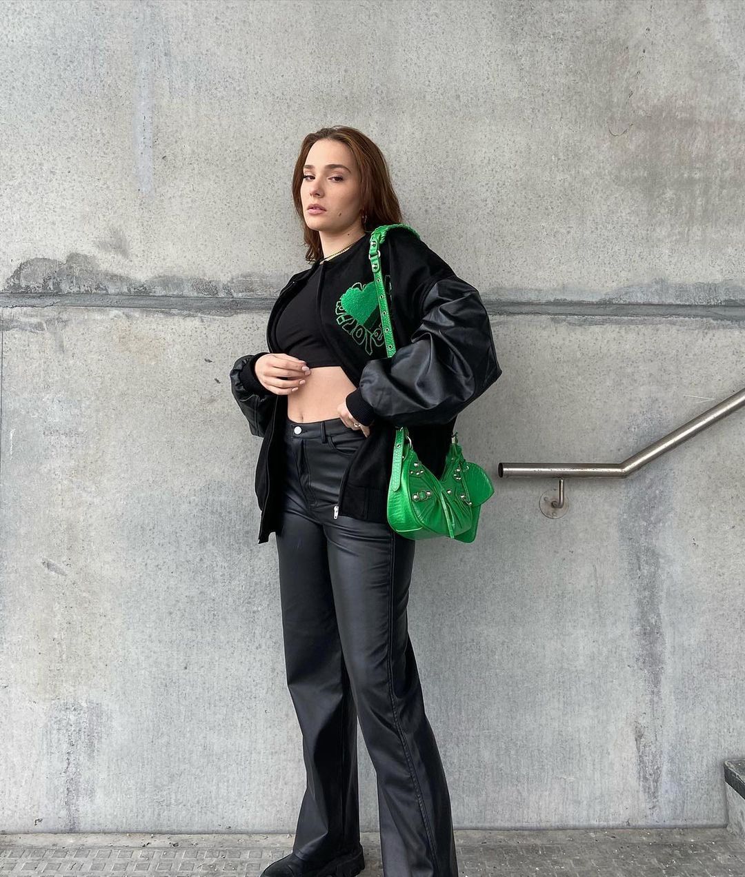 The Vimiaparty Heart Letter Embroidered Jacket