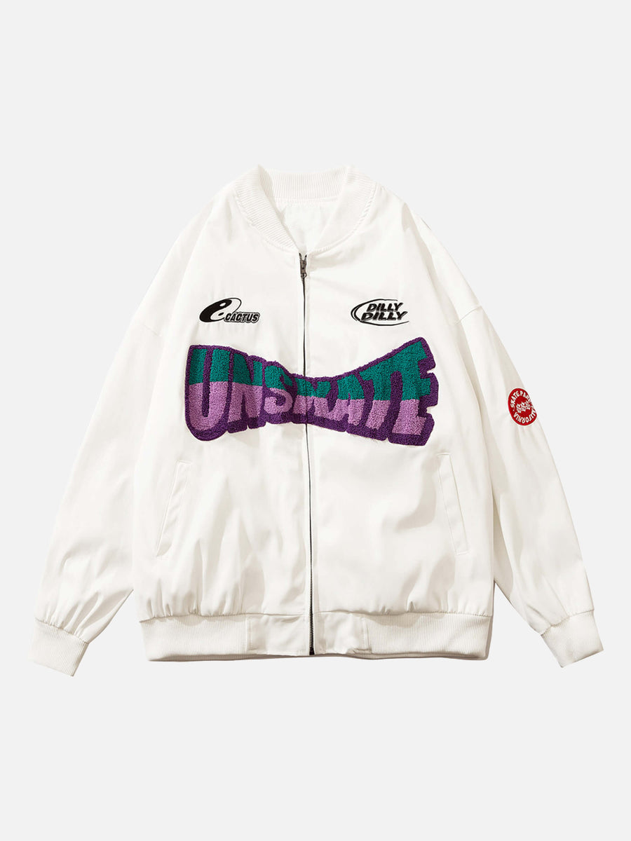 The Vimiaparty etter Embroidery Baseball Jackets