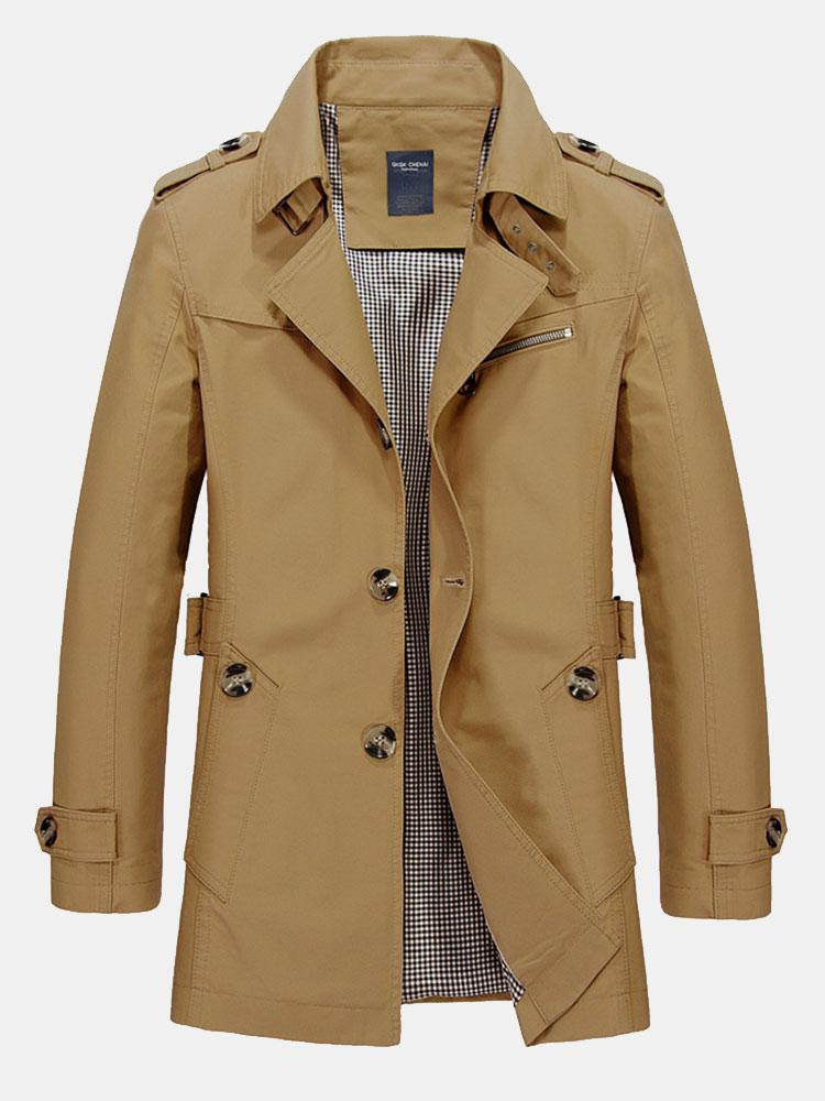 Long Line Chino Coat