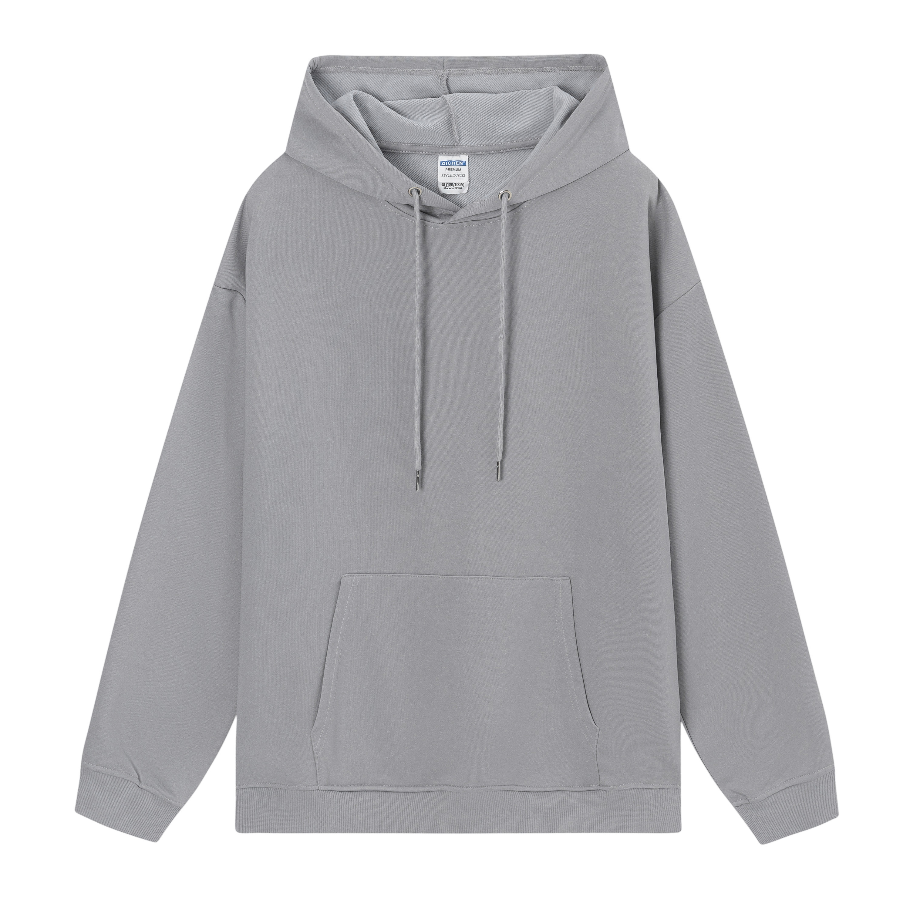 Men's Basic Gray Hoodie