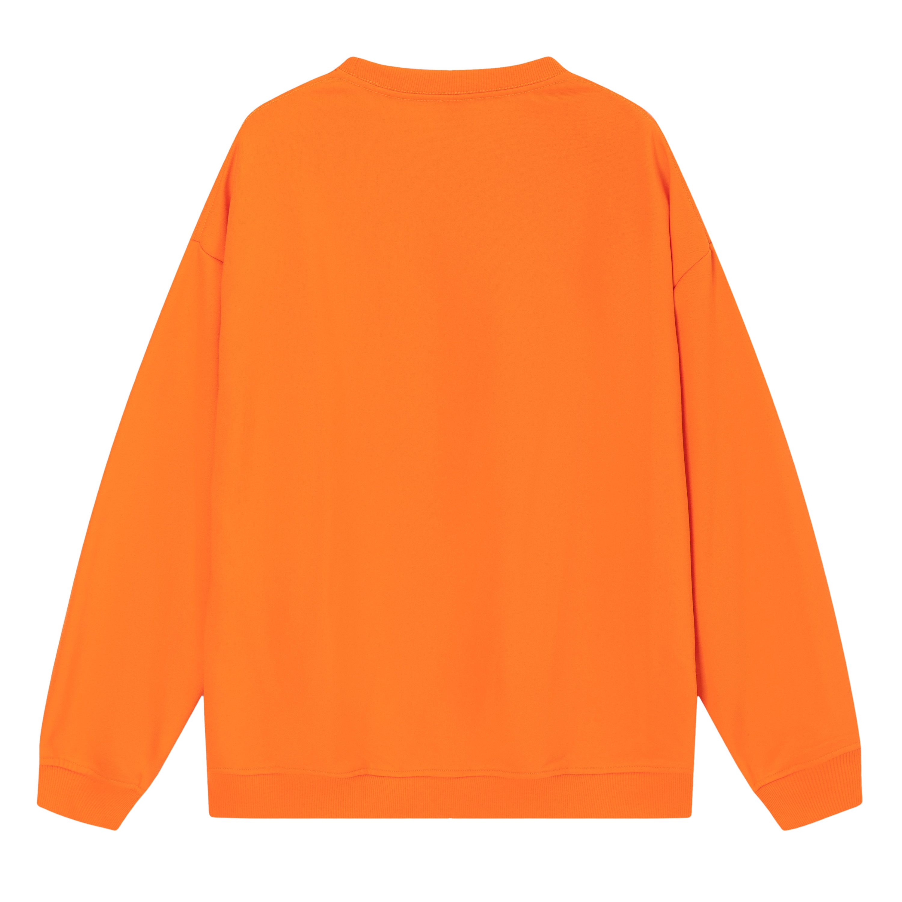 Men's Basic Orange Sweatshirt