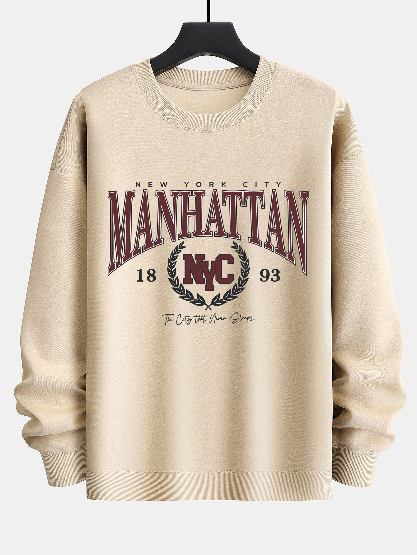 Manhattan Varsity Print Relax Fit Sweatshirt