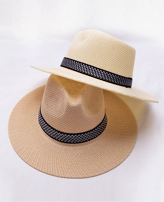 Minimalist Solid Color Braided Tape Decor Visor Hat