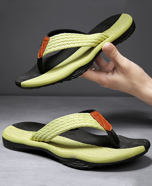 Casual Color Block Open Toe Breathable Thong Sandals