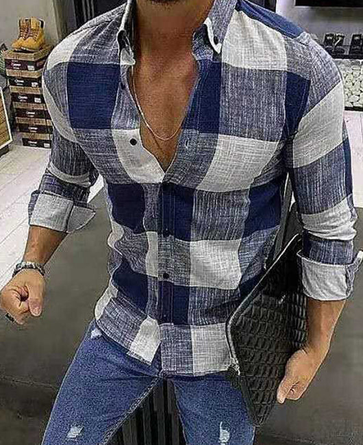 Laple Plaid Print Shirt