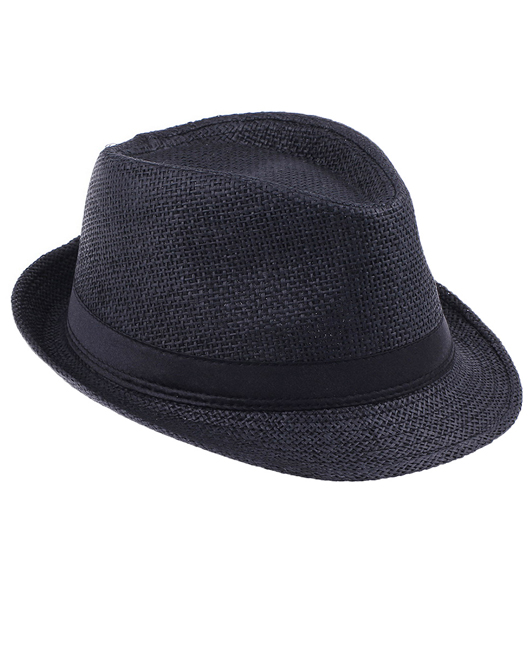 Casual Solid Color Jazz Hat Summer Panama Hat