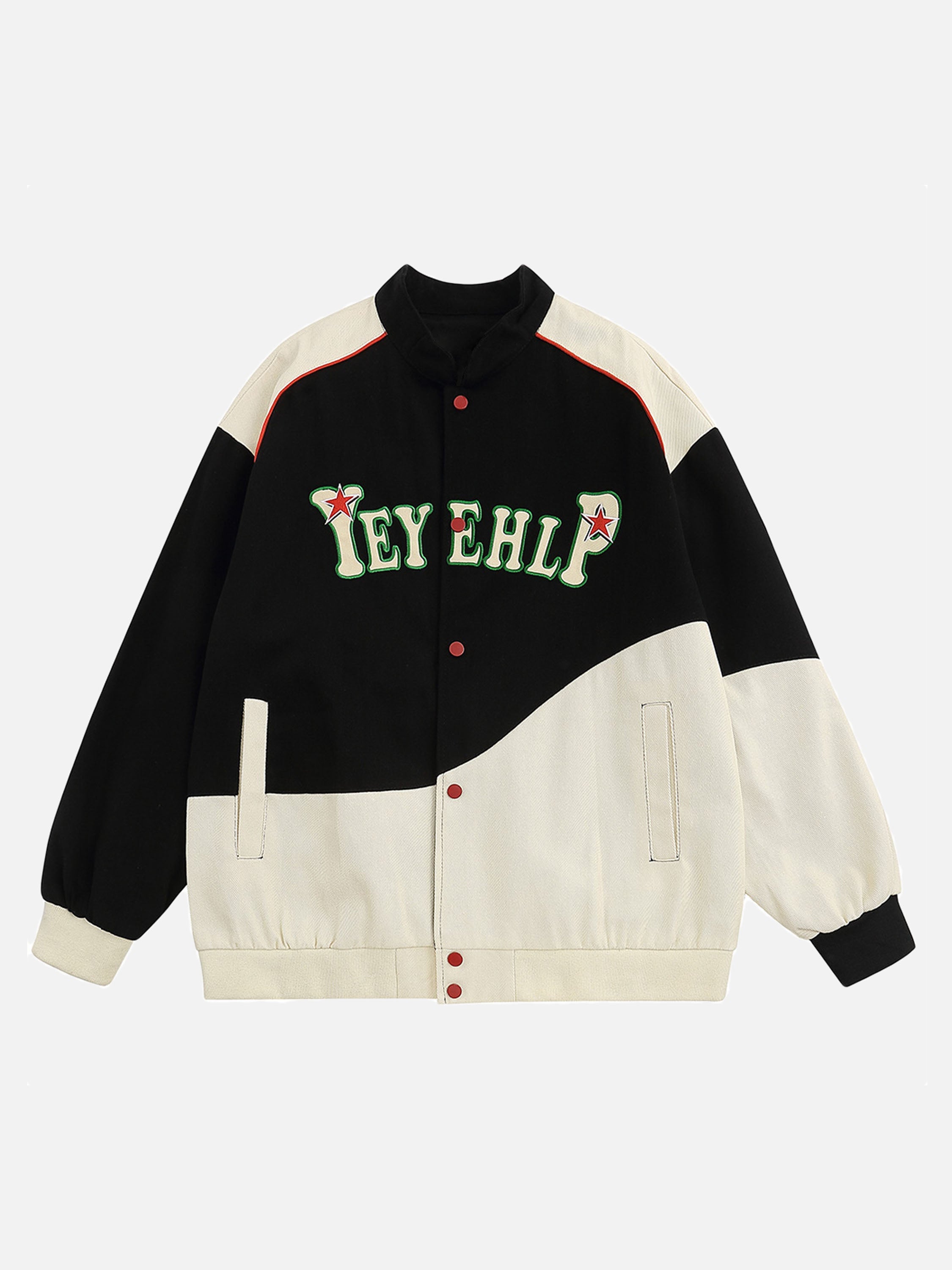 The Vimiaparty American Vintage Racing Suit Embroidered Jacket