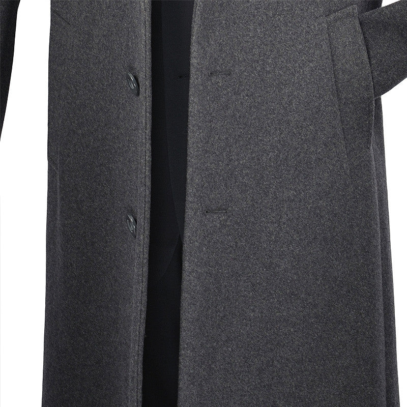 Milan Collection - Wool and Cashmere Regular Fit Dress Top Coat 48