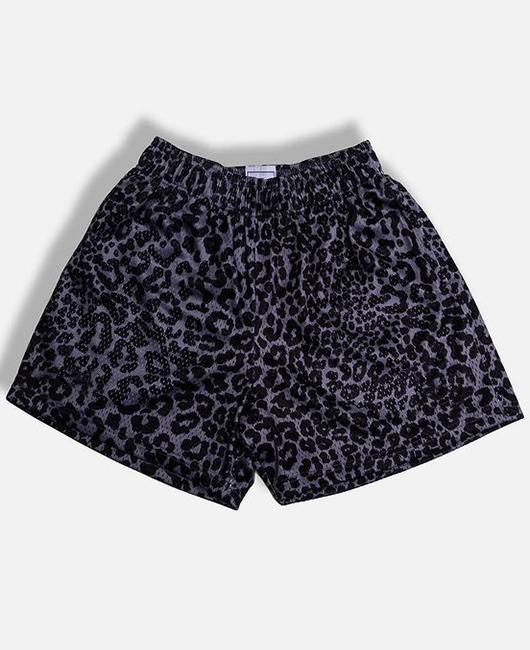 Vacation Casual Calico Elastic Waist Plus Size Mesh Shorts