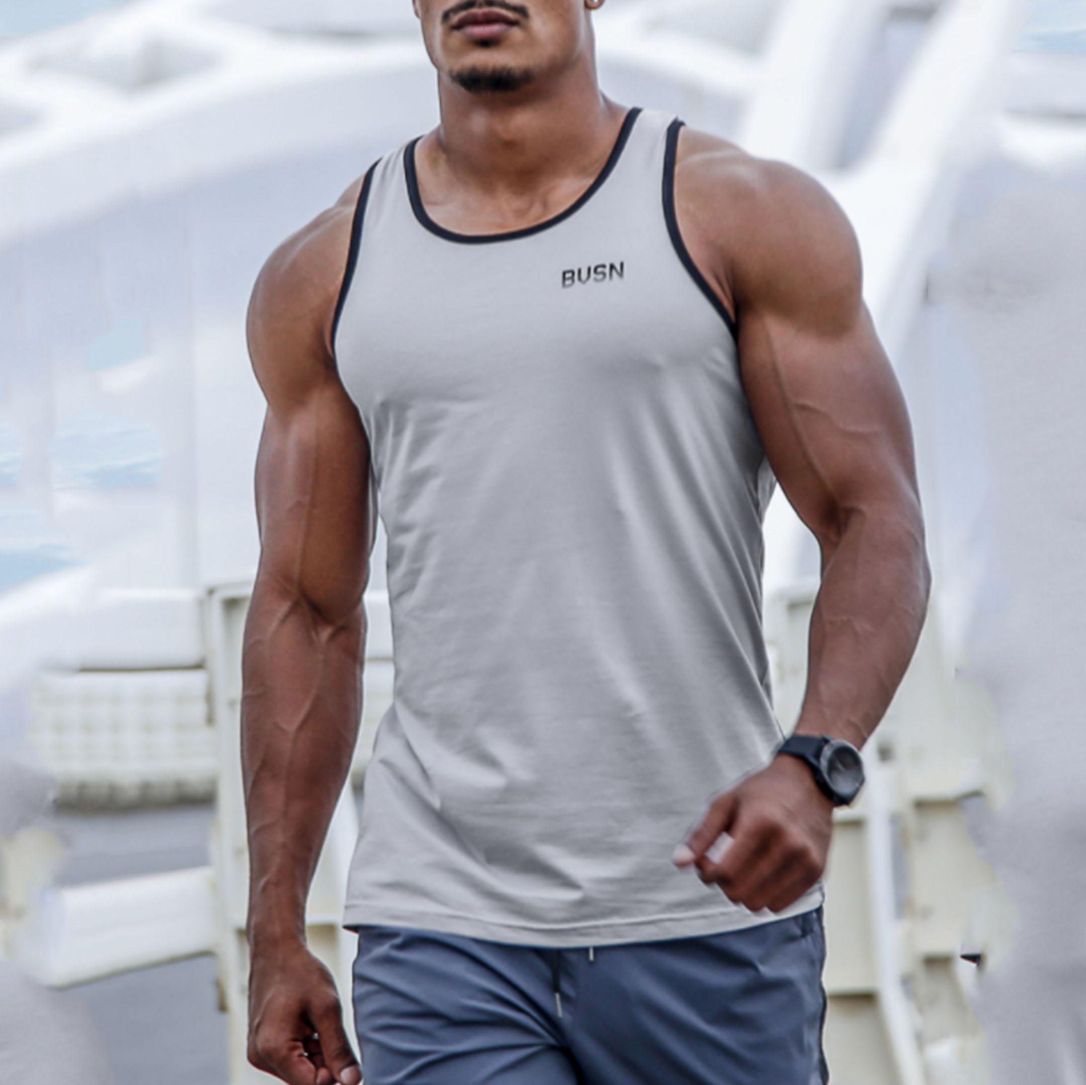 Men's Trendy Printed Casual Tank Top