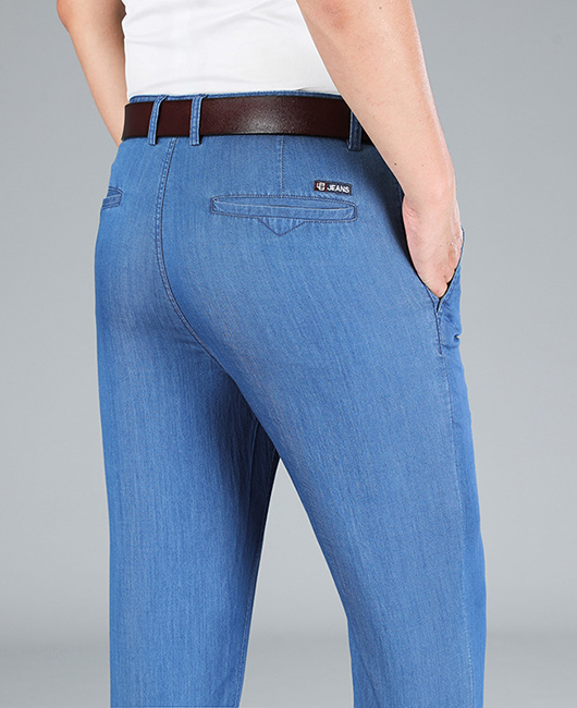 Daily Denim High Waist Slant Pocket Straight Leg Jeans