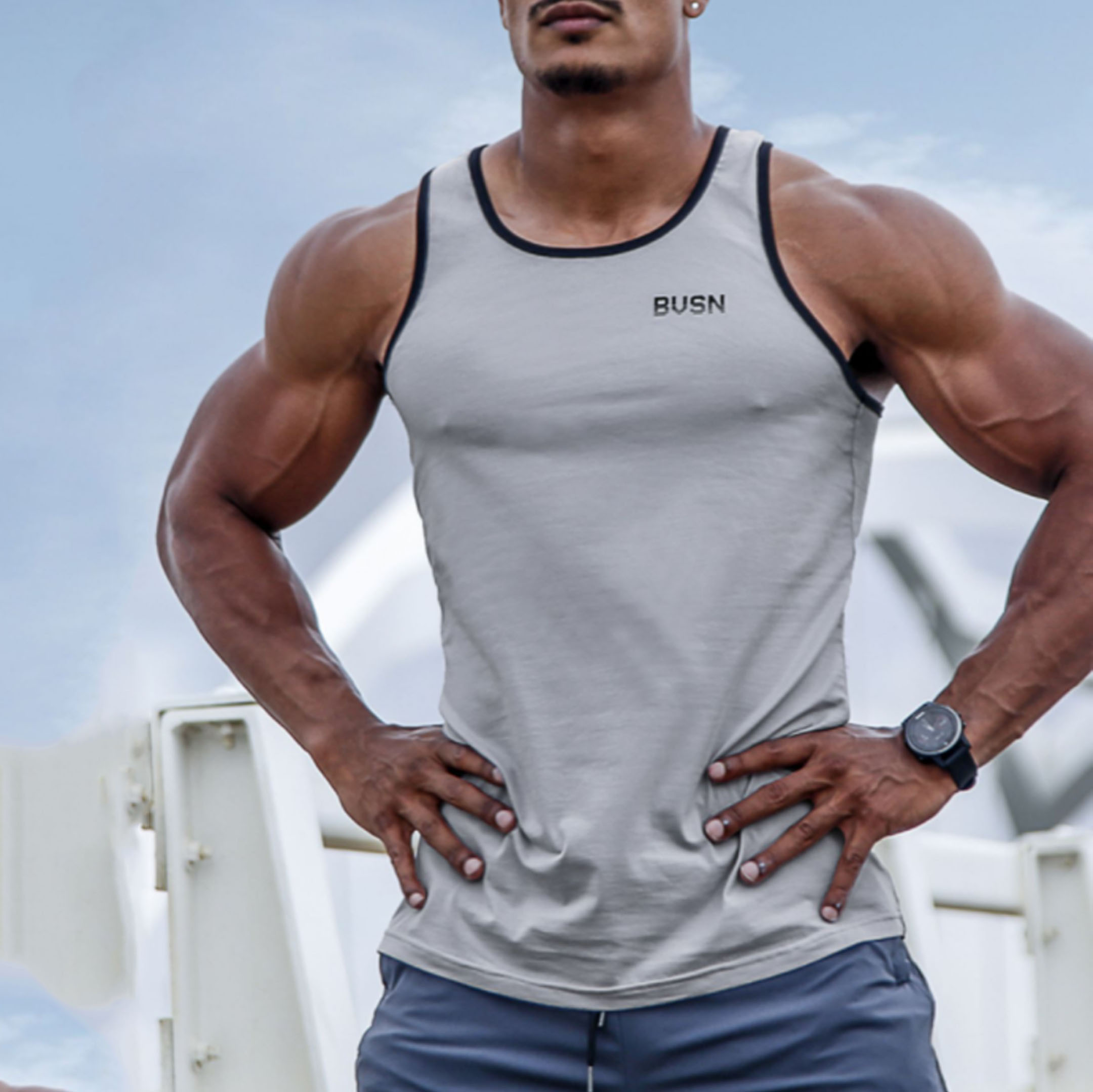 Men's Trendy Printed Casual Tank Top